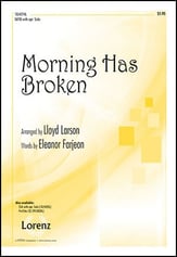 Morning Has Broken SATB choral sheet music cover